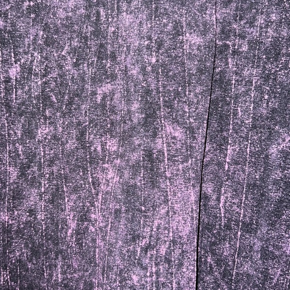 Mineral washed purple long sleeve tunic - Picture 2 of 3